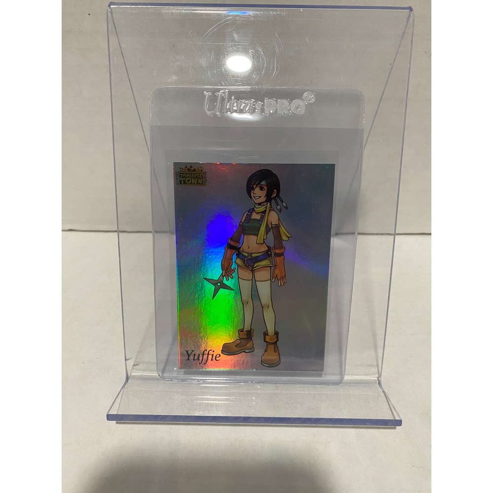 Kingdom Hearts Museum Card Yuffie Traverse Town Prism Foil Excellent